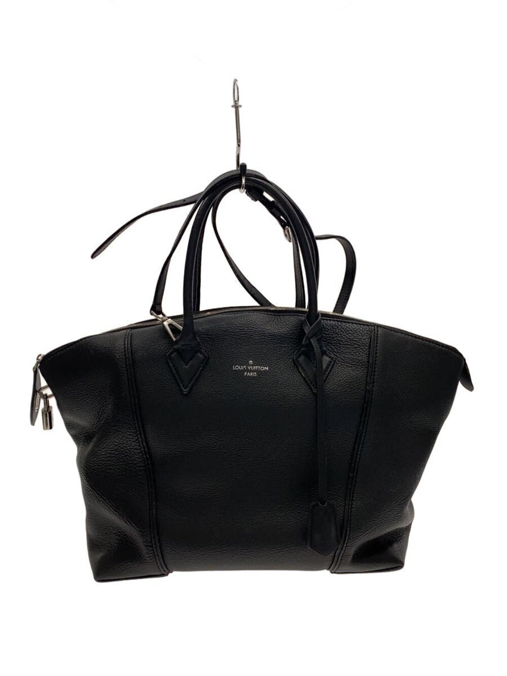LOUIS VUITTON Lockit Cuir Taurillon Leather Black